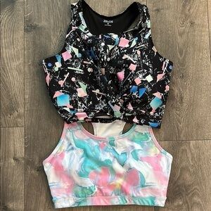 ZELOS sports bra & crop top